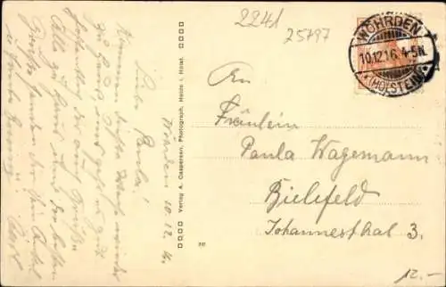 Ak Wöhrden in Dithmarschen, Kirche, Kinder