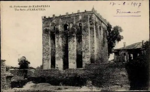 Ak Karaferia Veria Griechenland, Festung