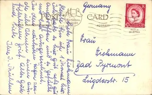 Ak West End London City England, Piccadilly Circus, Eros-Statue