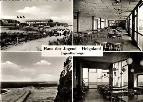 Ak Nordseeinsel Helgoland, Haus der Jugend, Jugendherberge