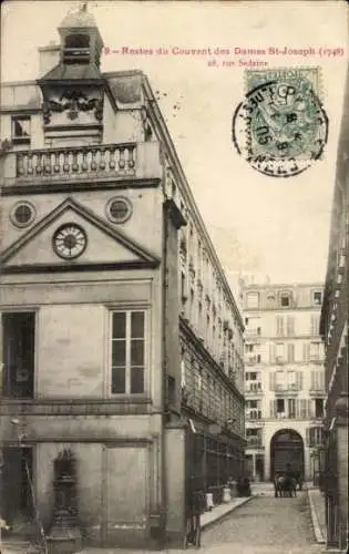 Ak Paris XI., Überreste des Damenklosters von Saint-Joseph, 28 Rue Sedaine
