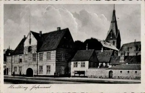 Ak Flensburg in Schleswig Holstein, Hafenamt