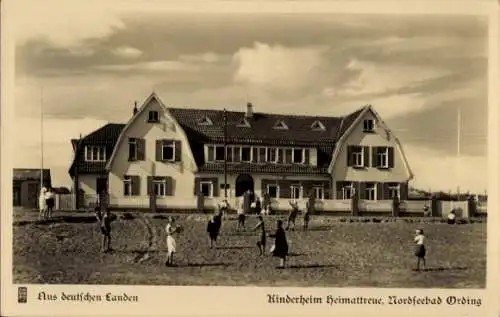 Ak Nordseebad Sankt Peter Ording, Pinneberger Kreiskinderheim Heimattreue