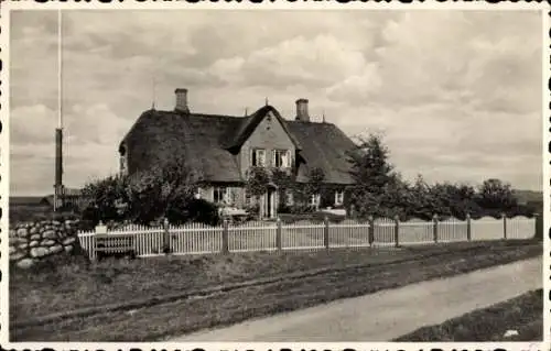 Ak Wenningstedt Sylt, Friesenhaus Jens Bundis