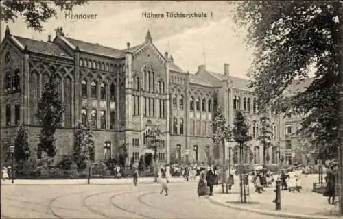 Ak Hannover, Höhere Töchterschule I.