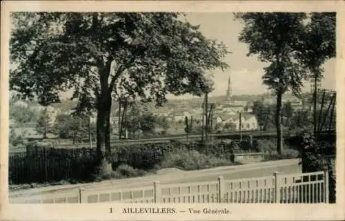 Ak Aillevillers Haute Saône, Gesamtansicht