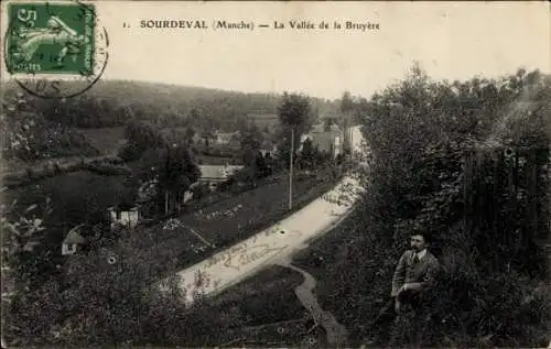 Ak Sourdeval Manche, La Vallée de la Bruyere