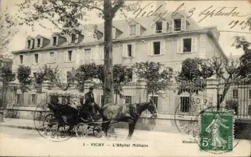 Ak Vichy Allier, das Militärkrankenhaus