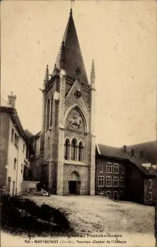 Ak Montbenoit Doubs, Glockenturm der Neuen Abtei