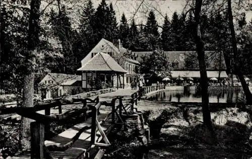 Ak Horn Bad Meinberg am Teutoburger Wald, Waldhotel u. Pension Silbermühle