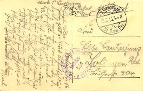 Ak Roeselare Roeselaere Rousselare Roeselare Westflandern, St. Amandus Kirche