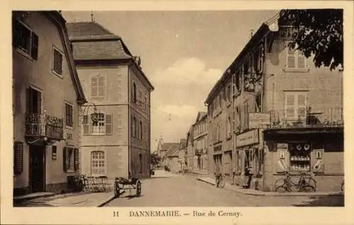 Ak Dannemarie Dammerkirch Elsass Haut Rhin, Rue de Cernay