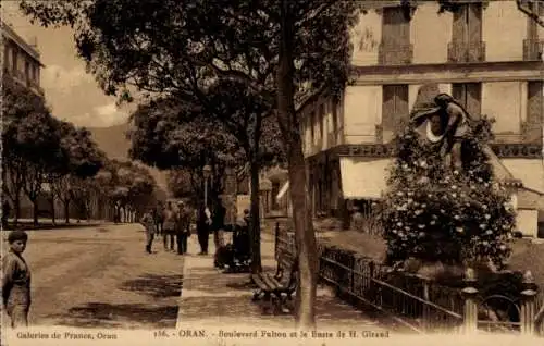 Ak Oran Algerien, Straßenpartie