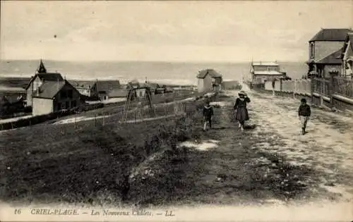 Ak Criel-sur-Mer Seine Maritime, Les Nouveau Châlets