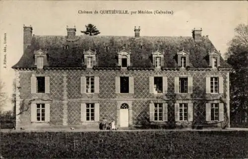Ak Mézidon Calvados, Chateau de Quétiéville