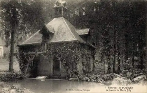 Ak Potigny-Calvados, Marie Jolys Lavoir