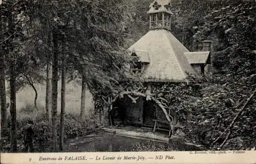 Ak Falaise Calvados, Marie Jolys Lavoir