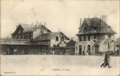 Ak Lisieux-Calvados, Bahnhof