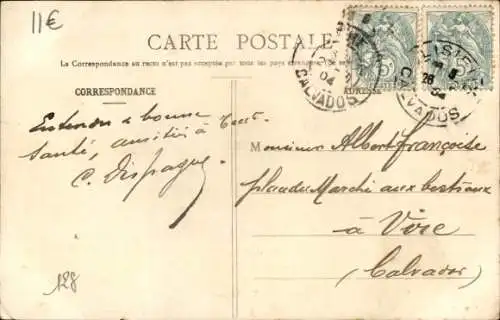 Ak Lisieux-Calvados, Bahnhof