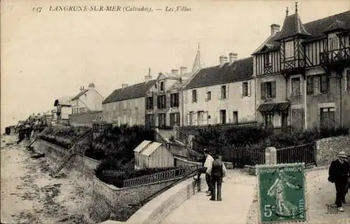 Ak Langrune sur Mer Calvados, Les Villas