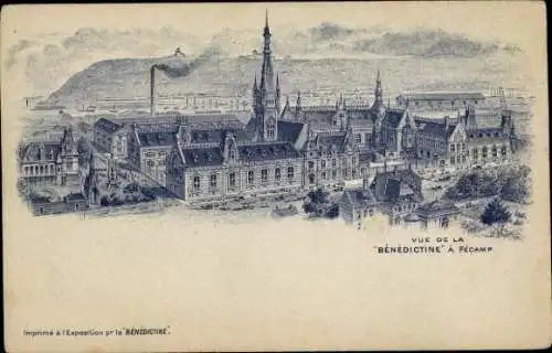 Litho Fécamp Seine Maritime, Benedictine, Schnaps, Reklame