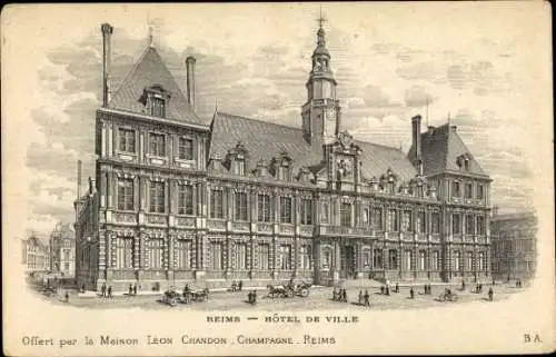 Litho Reims-Marne, Rathaus