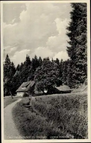 Ak Clausthal Zellerfeld im Oberharz, Untere Innerste