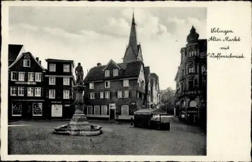 Ak Solingen, Alter Markt, Waffenschmied