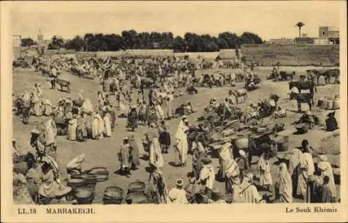 Ak Marrakesch, Marokko, Souk-Khemis