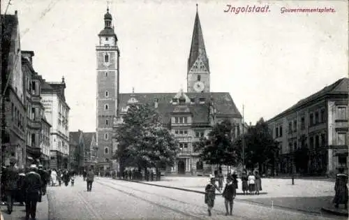 Ak Ingolstadt in Oberbayern, Gouvernementsplatz