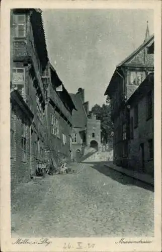 Ak Mölln im Herzogtum Lauenburg, Museumstraße