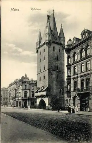 Ak Mainz am Rhein, Holzturm