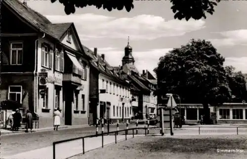 Ak Simmern im Hunsrück, Schlossplatz