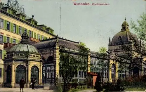 Ak Wiesbaden in Hessen, Kochbrunnen