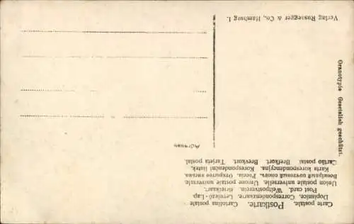 Ak Hamburg Mitte Neustadt, alter Jungfernstieg, Panorama