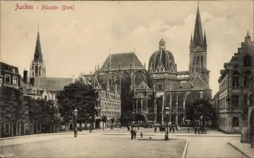 Ak Aachen in Nordrhein Westfalen, Münster, Dom