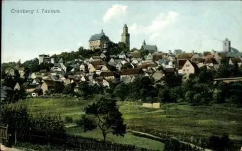 Ak Kronberg im Taunus Hessen, Gesamtansicht, Zieher