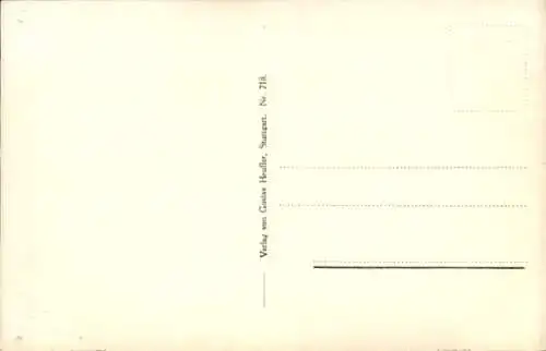 Ak Stuttgart in Württemberg, Johanneskirche, Feuersee