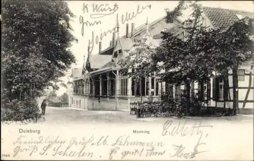 Ak Duisburg im Ruhrgebiet, Monning