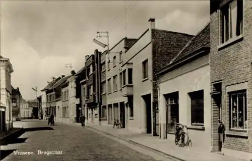 Ak Vrasene Beveren Ostflandern, Brugstraat