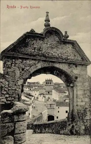 Ak Ronda Andalusien Spanien, Römisches Tor