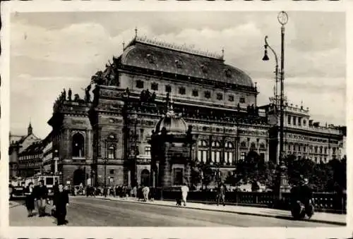 Ak Praha Prag Tschechien, Theater