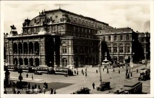 Ak Wien 1 Innere Stadt, Staatsoper