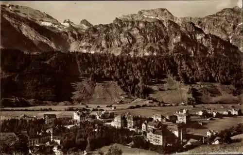 Ak Engelberg Kanton Obwalden Schweiz, Ort gegen das Jochpaßgebiet