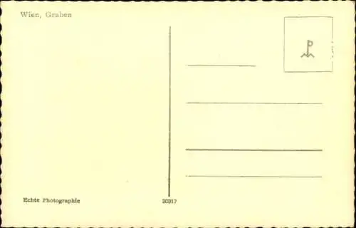 Ak Wien 1 Innere Stadt Österreich, Graben