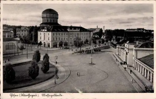 Ak Poznań Posen, Messegelände, Wasserturm