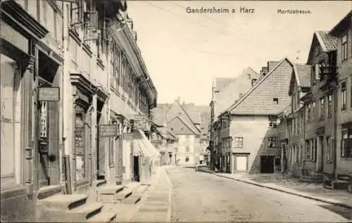 Ak Bad Gandersheim am Harz, Moritzstraße