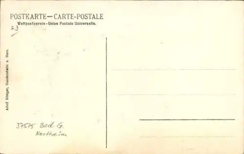 Ak Bad Gandersheim am Harz, Moritzstraße