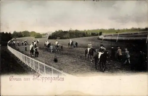 Ak Hoppegarten in Brandenburg, Rennbahn