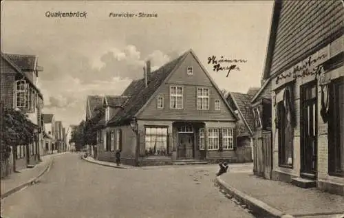 Ak Quakenbrück in Niedersachsen, Farwicker Straße
